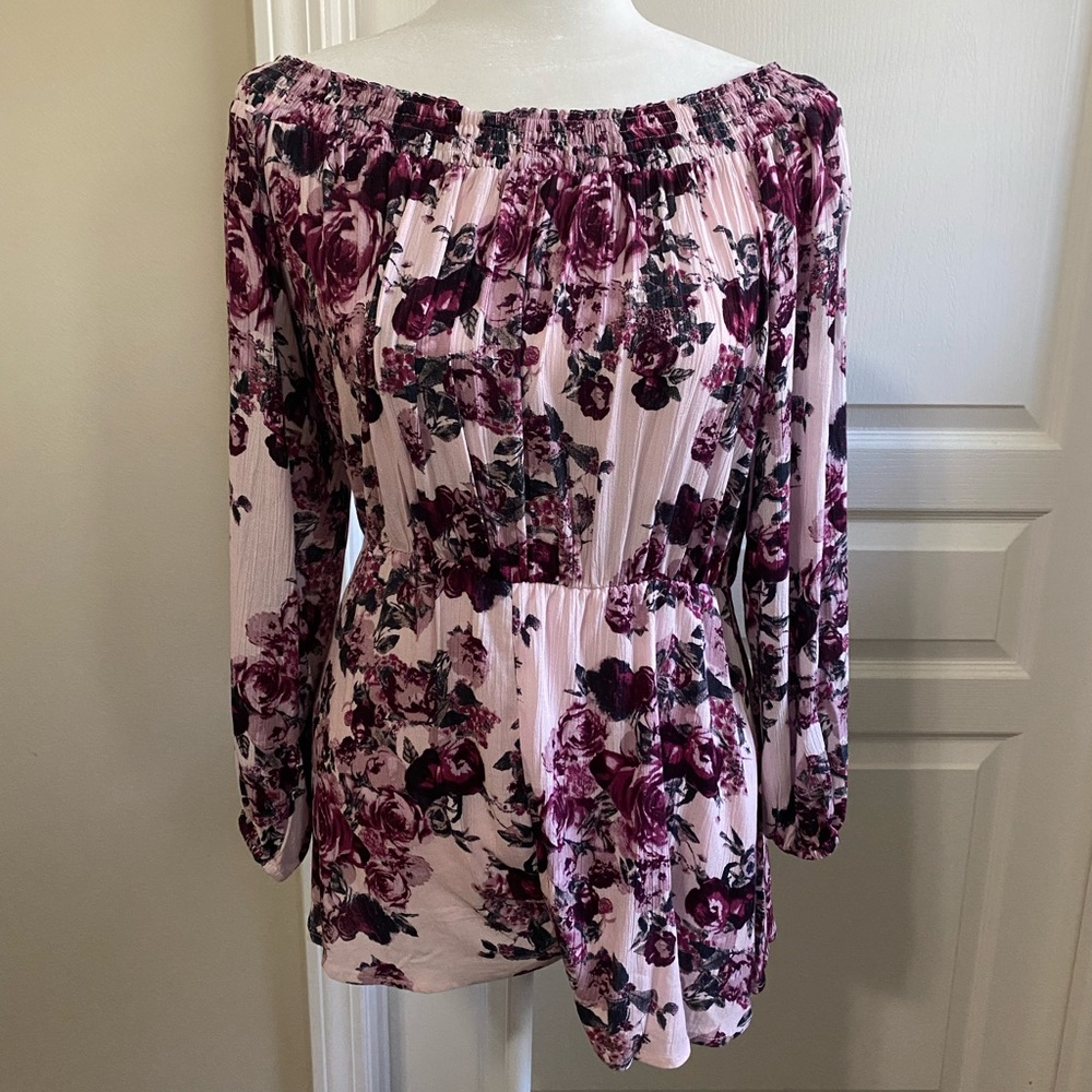 Floral shorts romper